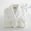 Bathrobe with Scarf collar white color comfort soft high quality obertex turkish production