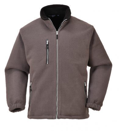 Fleece Jacke grau