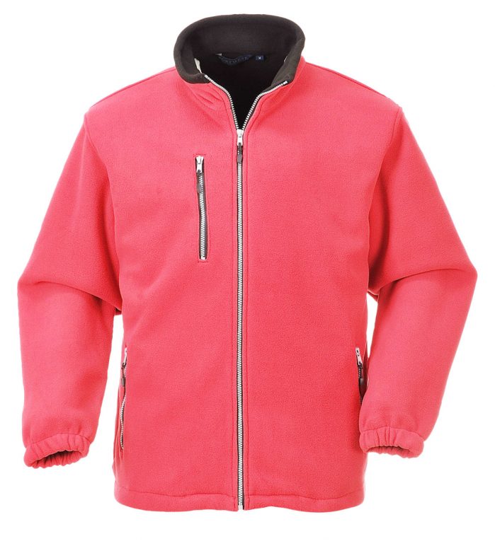Fleece Jacke rot