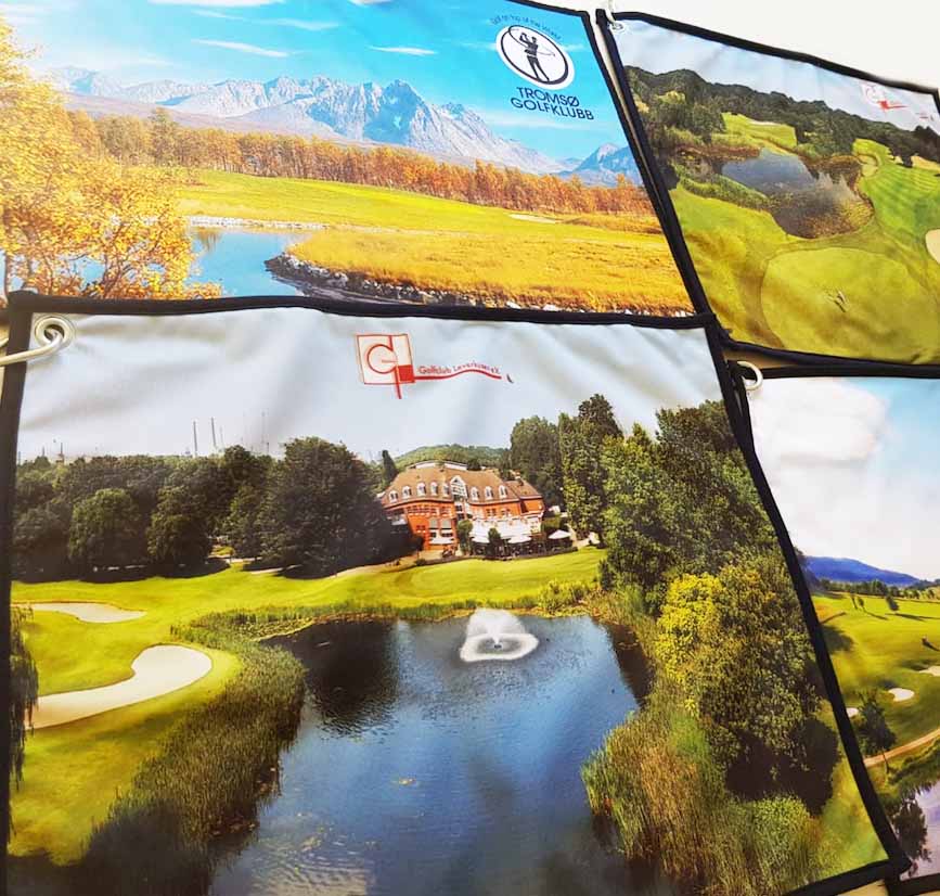 Golftuch mit Druck