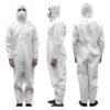 Weiß Isolation Coverall Anzug